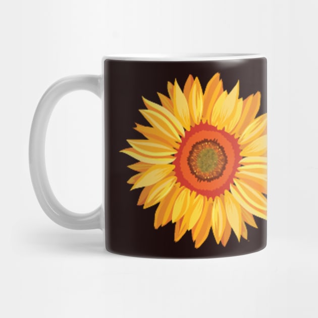 Sunflower pattern floral by qrotero